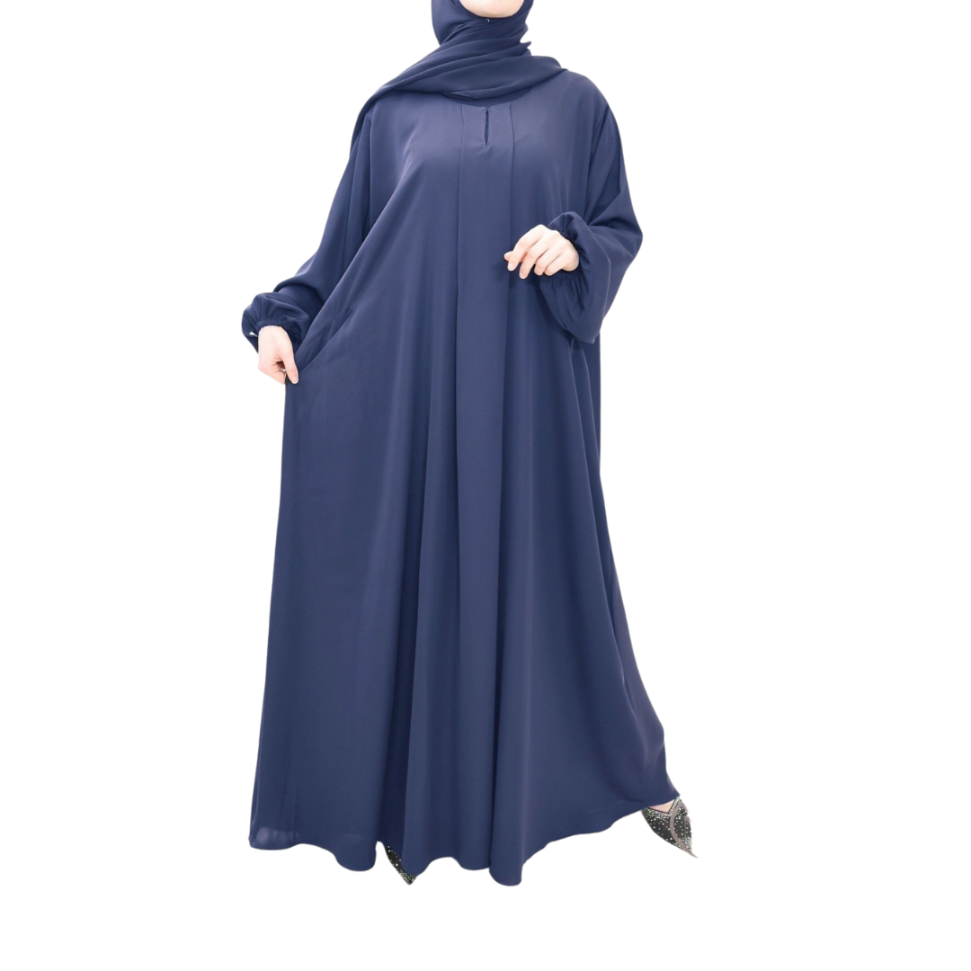 Abaya Dubai Umbrella Samiha Blue