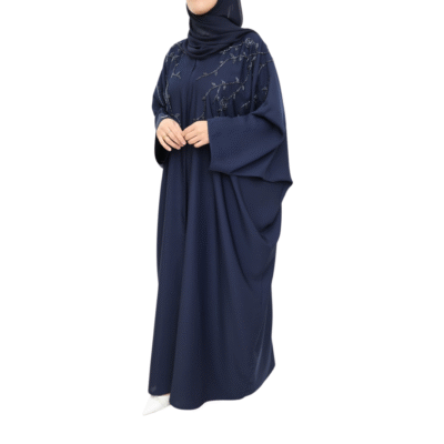 Abaya kimono Dubaï Emna Blue